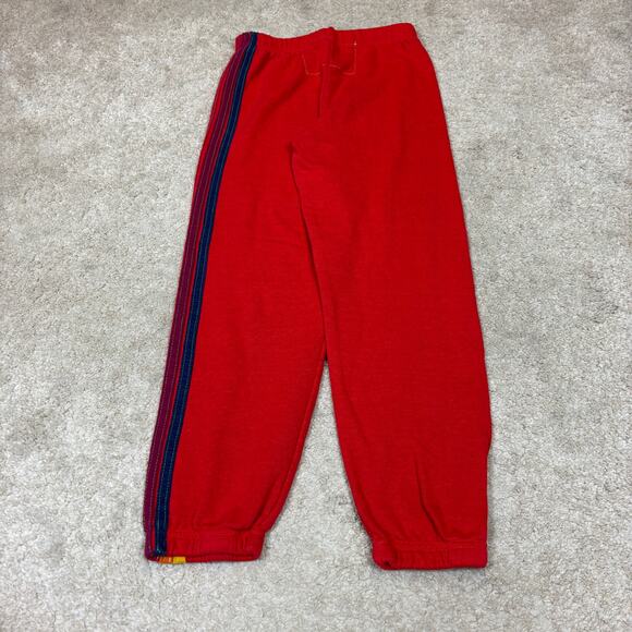 Aviator Nation 5 Stripe Sweatpants Joggers Kids Youth 12 Retro Kidcore Lounge - Picture 3 of 10